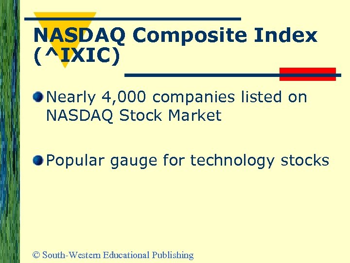 NASDAQ Composite Index (^IXIC) Nearly 4, 000 companies listed on NASDAQ Stock Market Popular