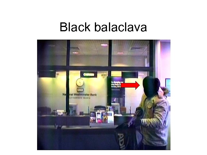 Black balaclava 