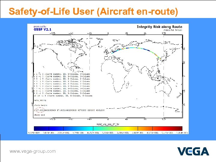 Safety-of-Life User (Aircraft en-route) www. vega-group. com 