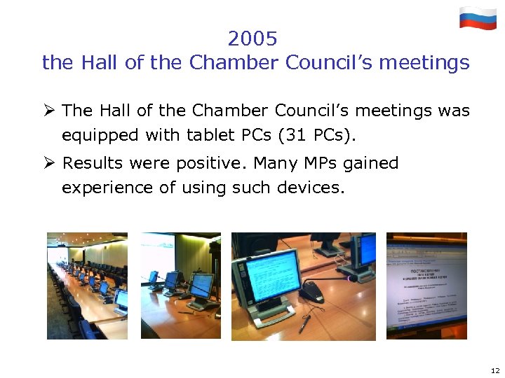 2005 the Hall of the Chamber Council’s meetings Ø The Hall of the Chamber