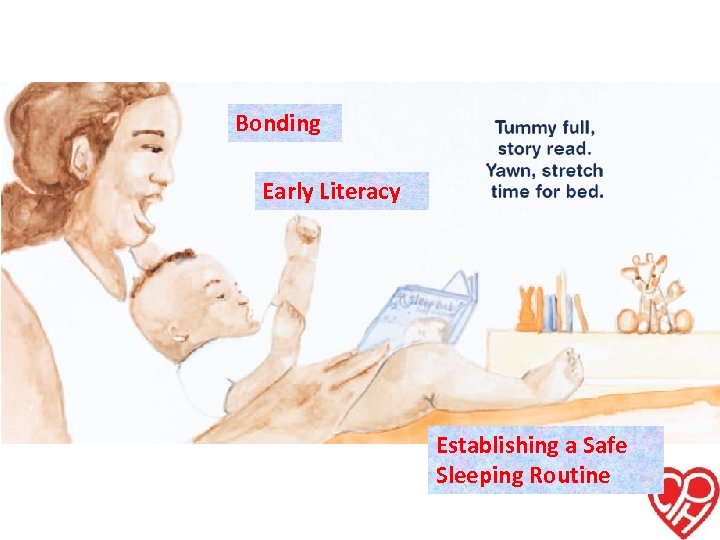 Bonding Early Literacy Establishing a Safe Sleeping Routine 