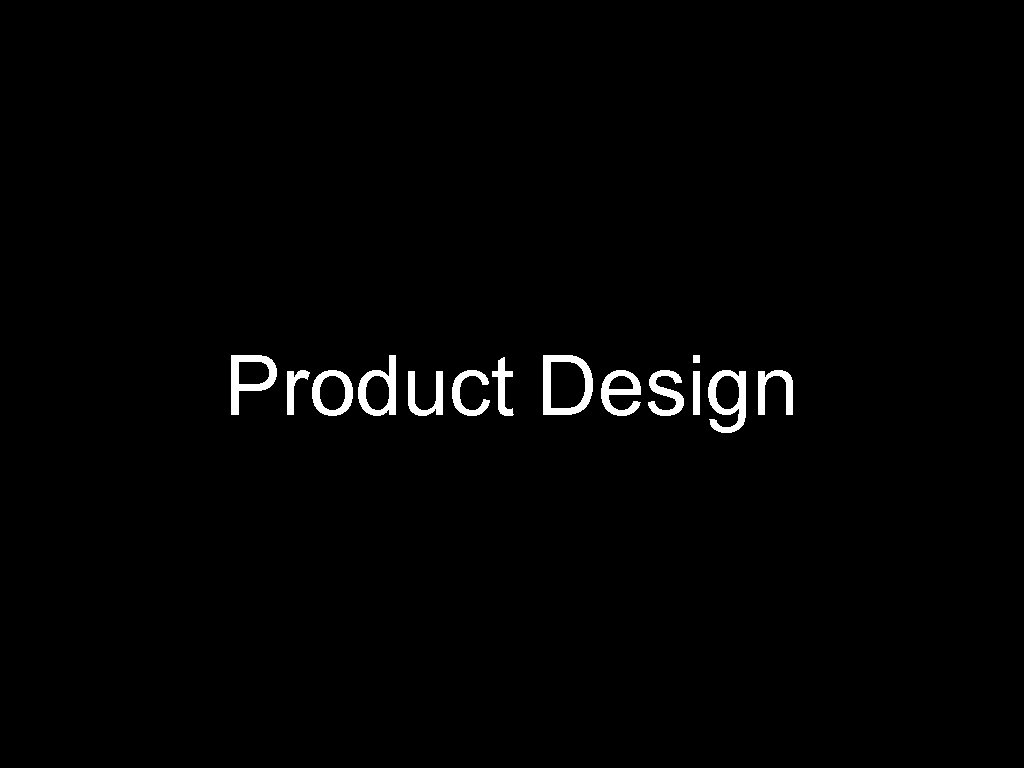 Product Design 