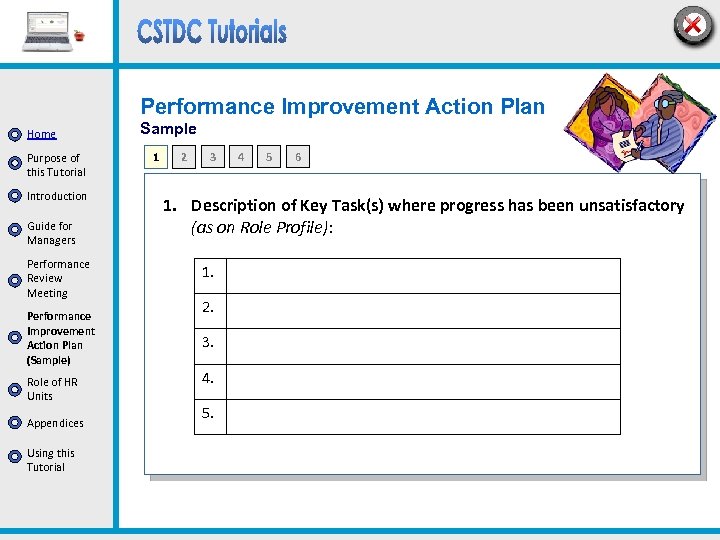 Performance Improvement Action Plan Home Purpose of this Tutorial Introduction Guide for Managers Performance