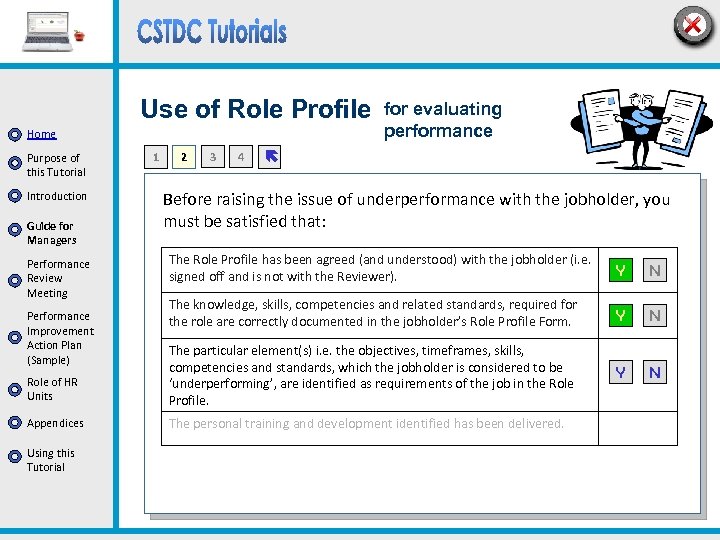 Use of Role Profile Home Purpose of this Tutorial Introduction Guide for Managers 1