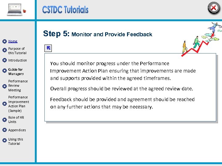 Step 5: Monitor and Provide Feedback Home Purpose of this Tutorial Introduction Guide for