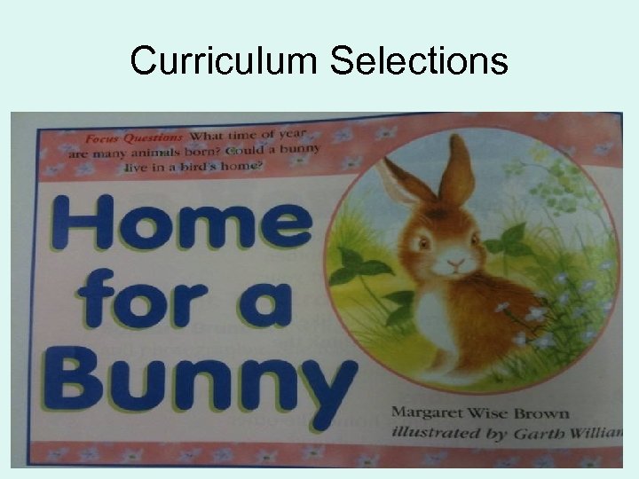Curriculum Selections 
