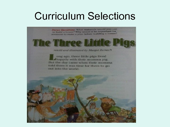 Curriculum Selections 
