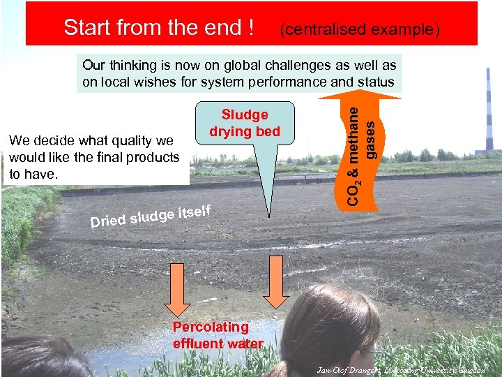 Start from the end ! (centralised example) We decide what quality we would like