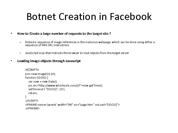 Botnet Creation in Facebook • How to Create a large number of requests to