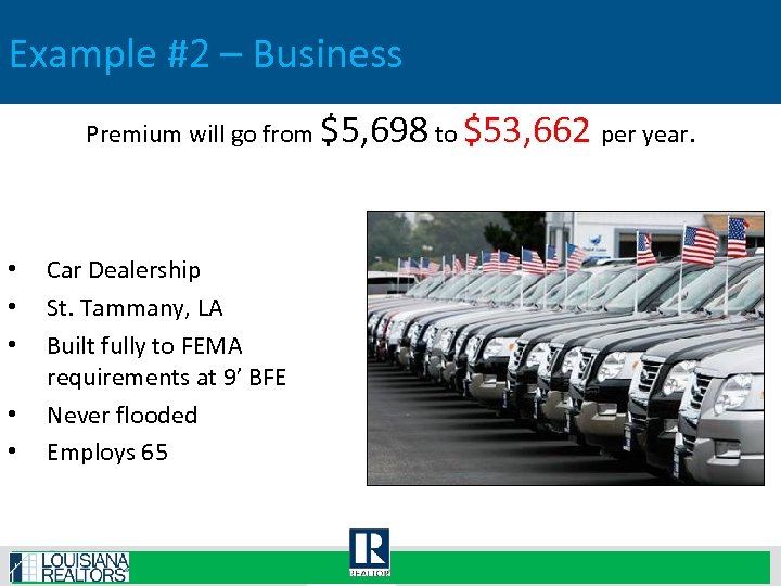 Example #2 – Business Premium will go from $5, 698 to $53, 662 per