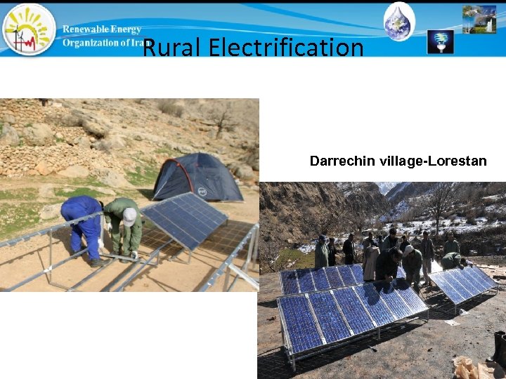 Rural Electrification Darrechin village-Lorestan Izeh village-Khoozestan 