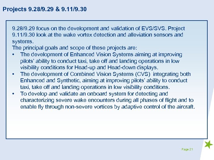 Projects 9. 28/9. 29 & 9. 11/9. 30 9. 28/9. 29 focus on the