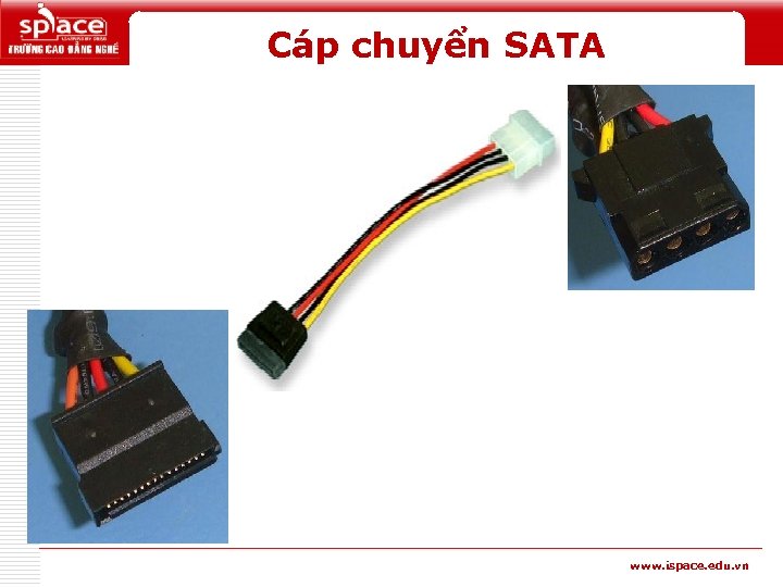 Cáp chuyển SATA Logo www. themegallery. com www. ispace. edu. vn 