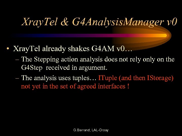 Xray. Tel & G 4 Analysis. Manager v 0 • Xray. Tel already shakes