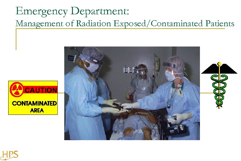Emergency Department: Management of Radiation Exposed/Contaminated Patients CAUTION 