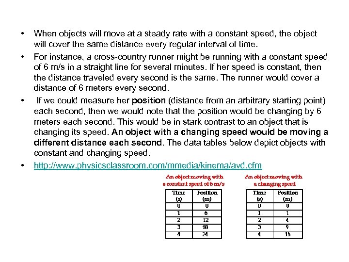 Measuring Motion Chapter 1 section 1 pages 4