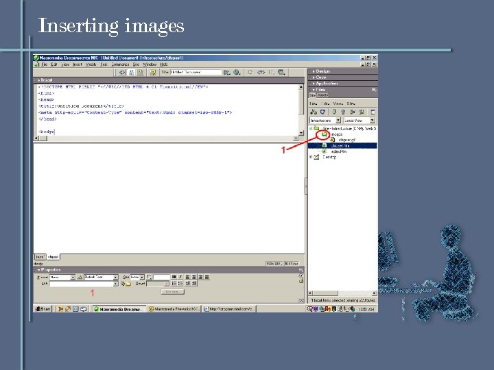 Inserting images 