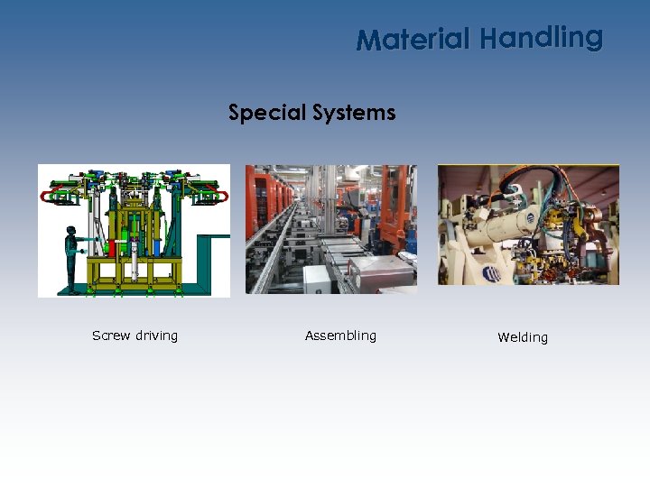 M a t e r i a l H a nd l i ng