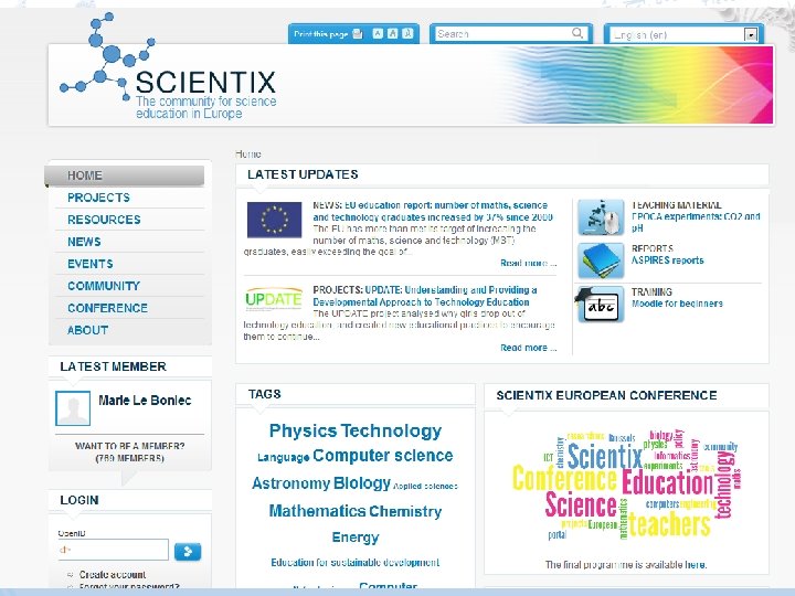 Scientix | Dr. Àgueda Gras-Velázquez 13/05/2011 | Gothenburg, Sweden EUSCEA 2011 Annual Conference 5