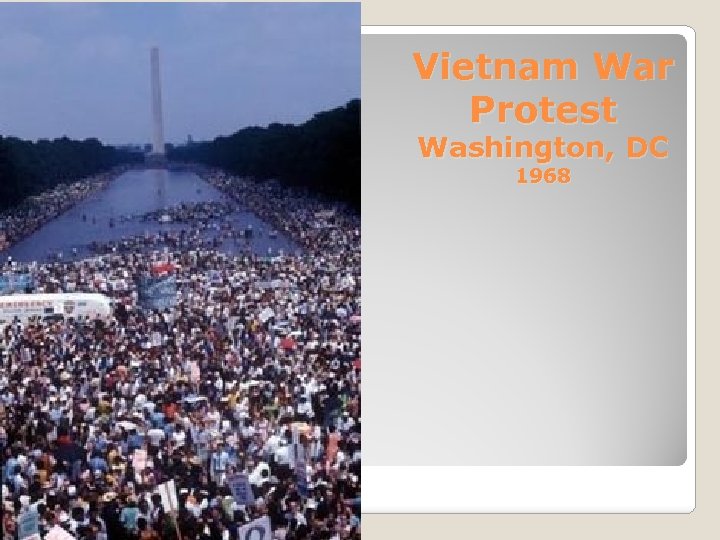 Vietnam War Protest Washington, DC 1968 