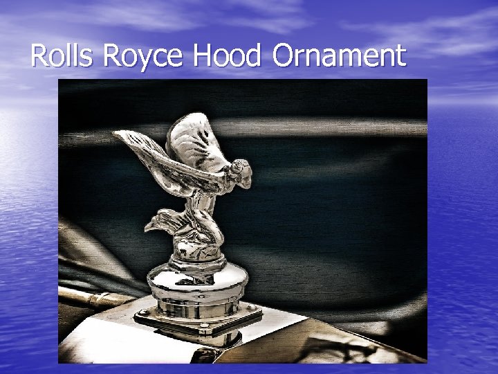 Rolls Royce Hood Ornament 
