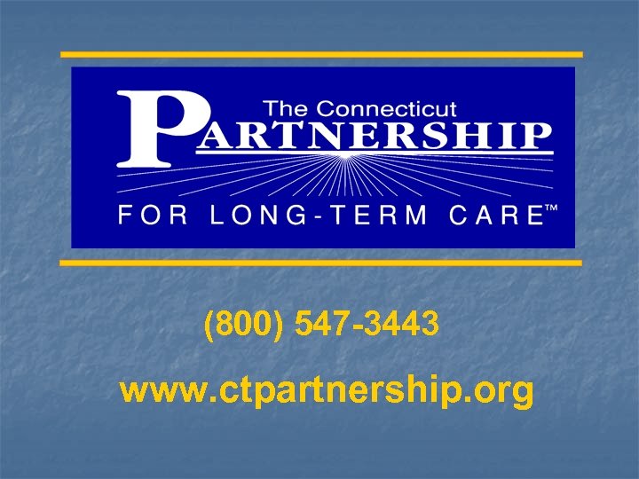 (800) 547 -3443 www. ctpartnership. org 