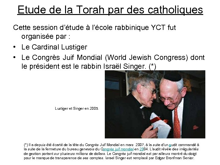 Etude de la Torah par des catholiques Cette session d’étude à l’école rabbinique YCT