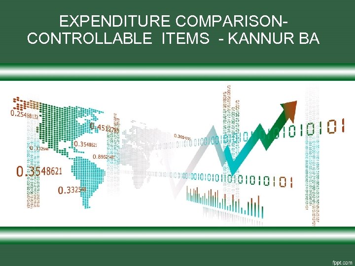 EXPENDITURE COMPARISONCONTROLLABLE ITEMS - KANNUR BA 