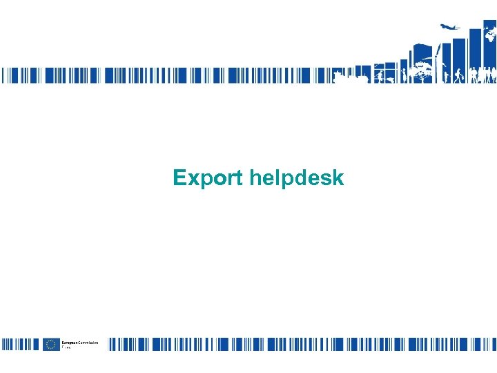 Export helpdesk 