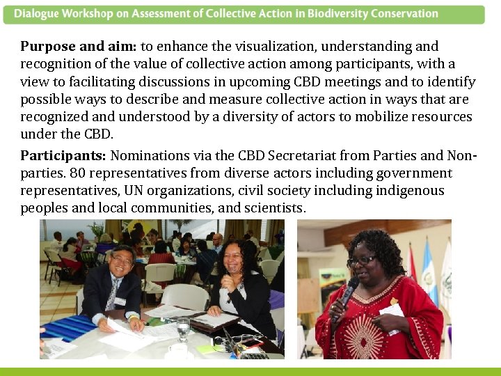 Purpose and aim: to enhance the visualization, understanding and recognition of the value of