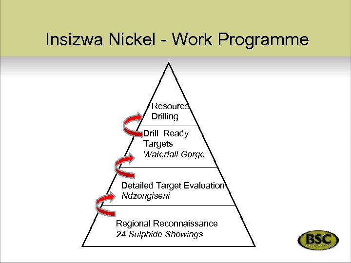 Insizwa Nickel - Work Programme Resource Drilling Drill Ready Targets Waterfall Gorge Detailed Target