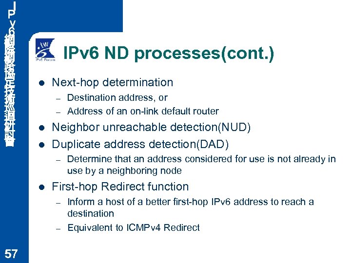 Ｉ Ｐ ｖ ６ 網 際 網 路 協 定 技 術 巡 迴