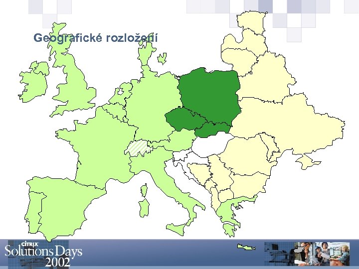 Geografické rozložení 