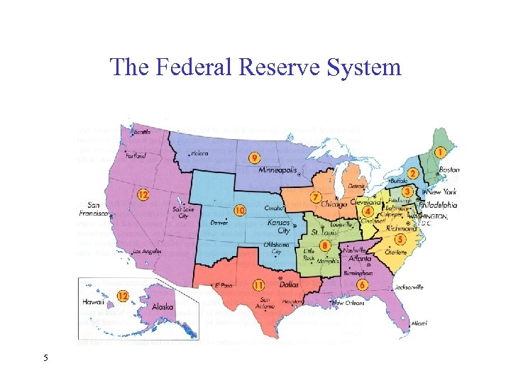 The Federal Reserve System 5 Copyright © Houghton Mifflin Company. All rights reserved. 