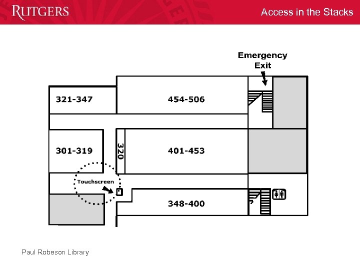 Access in the Stacks Paul Robeson Library 