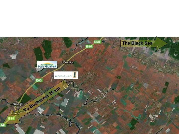 The Black Sea To km 5 t 2 s re a ch Bu 