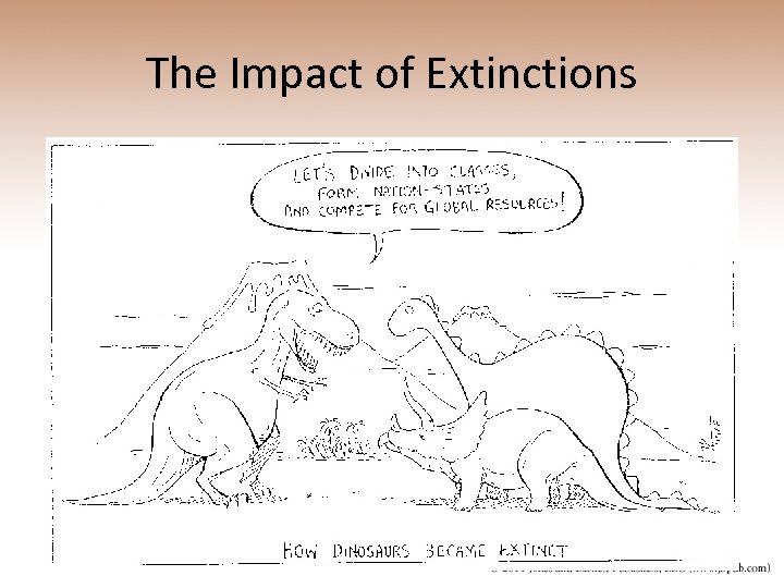 The Impact of Extinctions 
