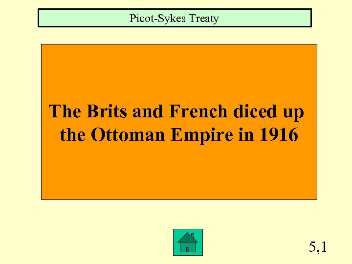 Picot-Sykes Treaty The Brits and French diced up the Ottoman Empire in 1916 5,