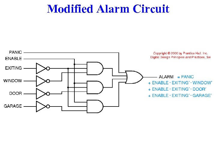 Modified Alarm Circuit 