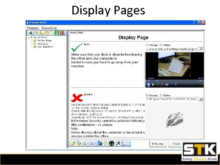 Display Pages 