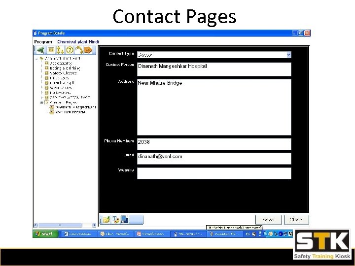 Contact Pages 