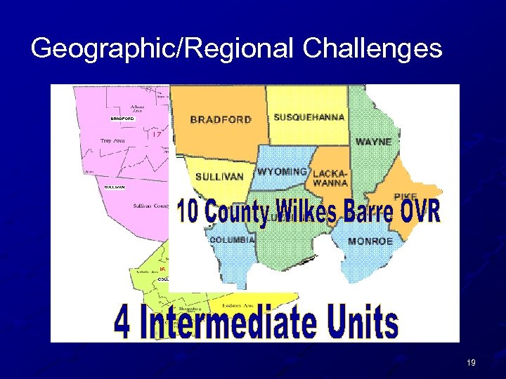 Geographic/Regional Challenges 19 
