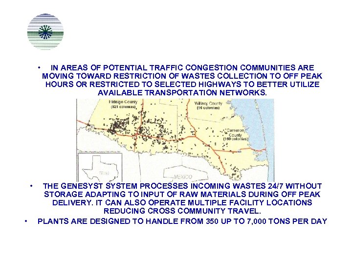  • • • IN AREAS OF POTENTIAL TRAFFIC CONGESTION COMMUNITIES ARE MOVING TOWARD