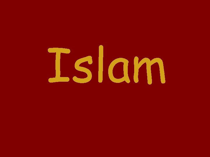 Islam 