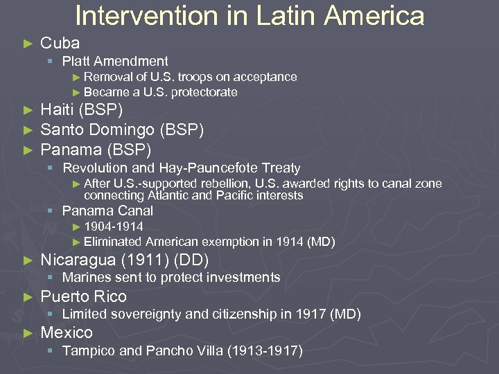 Intervention in Latin America ► Cuba § Platt Amendment ► Removal of U. S.