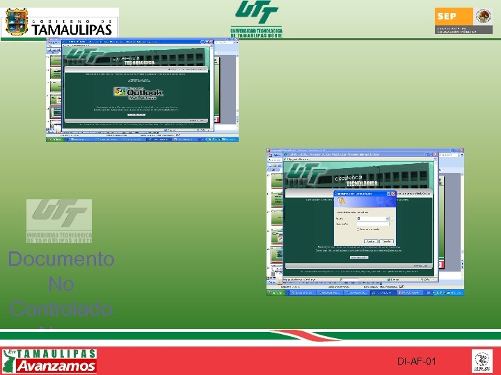 Documento No Controlado Al ser impreso DI-AF-01 