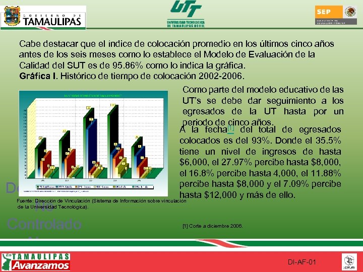 Cabe destacar que el índice de colocación promedio en los últimos cinco años antes