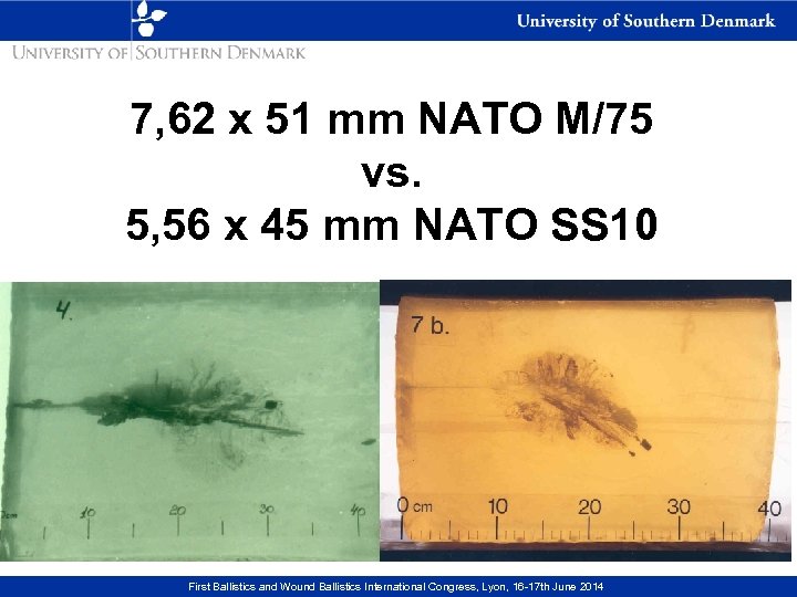 7, 62 x 51 mm NATO M/75 vs. 5, 56 x 45 mm NATO