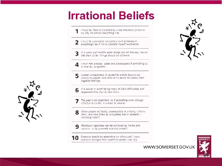 Irrational Beliefs 29 