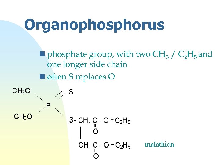 Organophosphorus n phosphate group, with two CH 3 / C 2 H 5 and